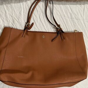 Tory Burch Brown Leather Tote
